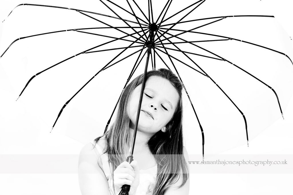 Mia and parasol
